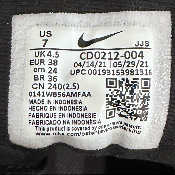 Nike Legend Essential Wmns Training Shoes Black Sz 7 - Picture 7 of 7